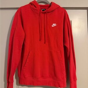 Nike Men's Bright Red Hoodie